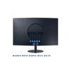 SAMSUNG Ívelt VA monitor 23,8" LC24T550FDRXEN, 1920x1080, 16:9, 250cd/m2, 4ms, 75Hz, HDMI/DP/D-Sub