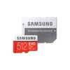 SAMSUNG Memóriakártya EVO Plus microSD kártya 512GB, CLASS 10, UHS-1 Grade3, + Adapter, R100/W90