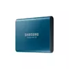 SAMSUNG Hordozható SSD T5 USB 3.1 500GB, Kék