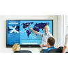 SAMSUNG UHD LFD Monitor 75", QB75N-W, interaktív board, 3840x2160, 250cd, 6000:1, 8ms, HDMIx3/DVI/USBx3/RS232/RJ45/WiFi