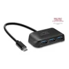 Speedlink SL-140202-BK Snappy Evo fekete 4 portos type-C - USB 3.0 hub