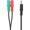Speedlink SL-170302-BK fekete fejhallgató jack HQ adapter