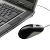 TARGUS Vezetékes egér AMU76EU, Cord-Storing Optical Mouse - Black