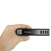 TARGUS Külső akkumulátor APA750EU, 4-Way USB Fast Charger - Black