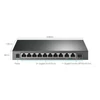 TP-LINK Switch 9x1000Mbps (8xPOE+) + 1 Gigabit kombó SFP, Fémházas Asztali, Easy Smart, TL-SG1210MPE