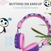 TRUST Bluetooth fejhallgató gyerekeknek 23608, Comi Bluetooth Wireless Kids Headphones - purple