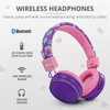 TRUST Bluetooth fejhallgató gyerekeknek 23608, Comi Bluetooth Wireless Kids Headphones - purple
