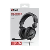 TRUST Fejhallgató mikrofonnal 21658, Como Headset for PC and laptop