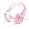 TRUST Gamer fejhallgató mikrofonnal 23203, GXT 310P Radius Gaming Headset - pink