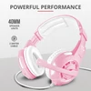 TRUST Gamer fejhallgató mikrofonnal 23203, GXT 310P Radius Gaming Headset - pink