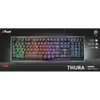 TRUST Gamer félmechanikus LED-es billentyűzet 21839, GXT 860 Thura Semi-mechanical Gaming Keyboard