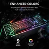 TRUST Gamer félmechanikus LED-es billentyűzet 21839, GXT 860 Thura Semi-mechanical Gaming Keyboard