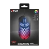 TRUST Gamer Vezetékes könnyű RGB egér 23758, GXT 960 Graphin Ultra-lightweight Gaming Mouse