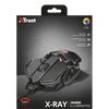 TRUST Gamer Vezetékes röntgen hatású egér 22089, GXT 138 X-Ray Illuminated Gaming Mouse