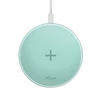 TRUST Gyors vezeték nélküli töltő 23865, Qylo Fast Wireless Charging Pad 7.5/10W - turquoise