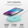 TRUST Gyors vezeték nélküli töltő 23865, Qylo Fast Wireless Charging Pad 7.5/10W - turquoise