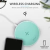 TRUST Gyors vezeték nélküli töltő 23865, Qylo Fast Wireless Charging Pad 7.5/10W - turquoise