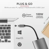 TRUST Hétfunkciós USB-C többportos adapter 23775, Dalyx 7-in-1 USB-C Multiport Adapter
