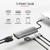 TRUST Hétfunkciós USB-C többportos adapter 23775, Dalyx 7-in-1 USB-C Multiport Adapter