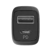 TRUST Kettős ultragyors autós USB és USB-C töltő 23560, Qmax 30W Ultra-Fast USB-C & USB Car Charger with PD