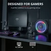 TRUST RGB-megvilágítású 2.1 hangszórókészlet 22944, GXT 629 Tytan RGB Illuminated 2.1 Speaker Set