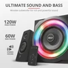 TRUST RGB-megvilágítású 2.1 hangszórókészlet 22944, GXT 629 Tytan RGB Illuminated 2.1 Speaker Set