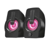 TRUST RGB LED-megvilágítású 2.0 hangszórókészlet 22948, Gemi RGB 2.0 Speaker Set - black