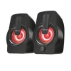 TRUST RGB LED-megvilágítású 2.0 hangszórókészlet 22948, Gemi RGB 2.0 Speaker Set - black