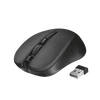 TRUST Vezeték nélküli csendes optikai egér 21869, Mydo Silent Click Wireless Mouse - black