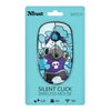 TRUST Vezeték nélküli csendes kattintású egér 23335, Sketch Silent Click Wireless Mouse - blue