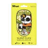 TRUST Vezeték nélküli csendes kattintású egér 23337, Sketch Silent Click Wireless Mouse - yellow