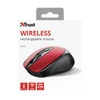 TRUST Vezeték nélküli tölthető egér 24019, Zaya Rechargeable Wireless Mouse - red