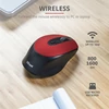 TRUST Vezeték nélküli tölthető egér 24019, Zaya Rechargeable Wireless Mouse - red