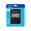VERBATIM  2,5" külső HDD, 500GB, USB 3.0, "Store n Go", fekete