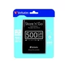 VERBATIM, 2,5" külső HDD, 500GB, USB 3.0, fekete