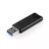 VERBATIM Pendrive, 16GB, USB 3.0, "Pinstripe", fekete