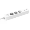Xiaomi Mi Power Hosszabbító, 3 aljzat, 3xUSB 5V - 3.1A, 1.4m, Fehér