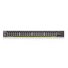 ZYXEL Switch 48x1000Mbps (48xPOE) + 4xGigabit kombó SFP+, Fémházas Menedzselhető, Rackes (48GbE POE port), XGS1930-52HP-