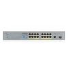 ZYXEL Switch 17x1000Mbps (16xPOE) + 1xGigabit SFP Rackes, GS1300-18HP-EU0101F