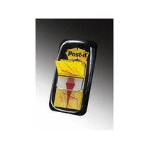 3M POSTIT Jelölőcímke, műanyag, 50 lap, 25x43 mm, , ikonos, aláírás