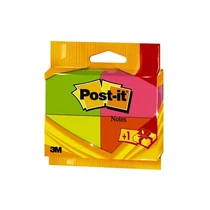 3M POSTIT Öntapadó jegyzettömb, 38x51 mm, 100 lap, , "Neon"