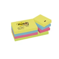 3M POSTIT Öntapadó jegyzettömb, 38x51 mm, 100 lap, , energikus színek