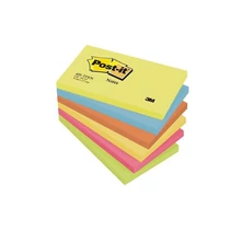 3M POSTIT Öntapadó jegyzettömb, 76x127 mm, 100 lap, , energikus színek