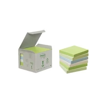3M POSTIT Öntapadó jegyzettömb, 76x76 mm, 100 lap, környezetbarát, , pasztell szivárvány színek