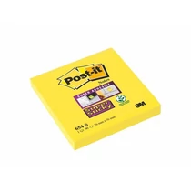 3M POSTIT Öntapadó jegyzettömb, 76x76 mm, 90 lap,"Super Sticky", sárga