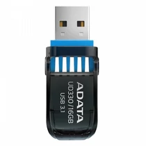 ADATA Pendrive 16GB, UD330, Fekete OTG