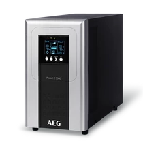 AEG szünetmentes tápegység, PROTECT C 2000, 2000VA (1800W), 6x IEC320 C13, online kettős konverziós UPS, AVR, LCD