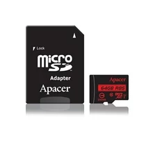 APACER Memóriakártya MicroSDXC 64GB CL10 UHS-I + adapter