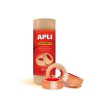 APLI Ragasztószalag, 19 mm 33 m,"Transparent", átlátszó