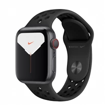 APPLE Watch Nike Series 5 GPS + Cellular, 40mm Space Gray Alu.Case with Anth./Black Nike Sport Band - S/M & M/L - 2020